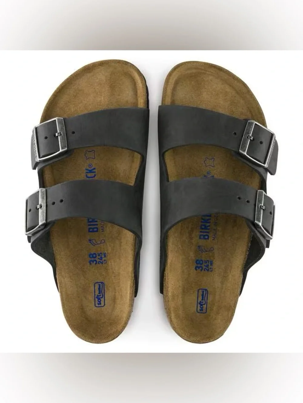 NWT Birkenstock Arizona Soft Footbed 38 Narrow